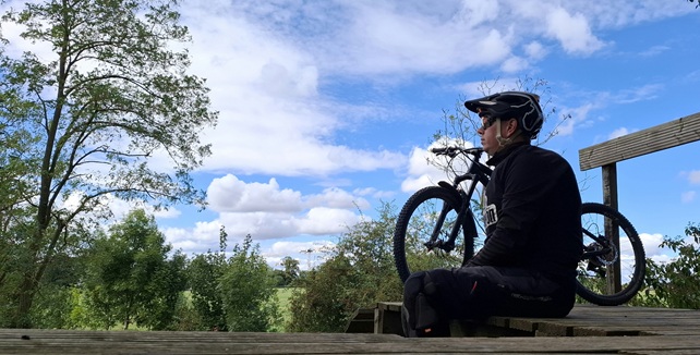 Auf diesem Bild, bin ich bei uns auf dem Vereinsgelände des Ride-LE Leipzig Stahmeln.